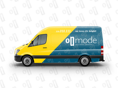 On Mode - Electrical Company - Branding Identity branding graphicdesign logo