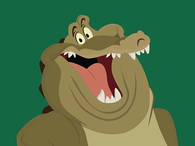 Louis the Alligator alligator disney illustrator