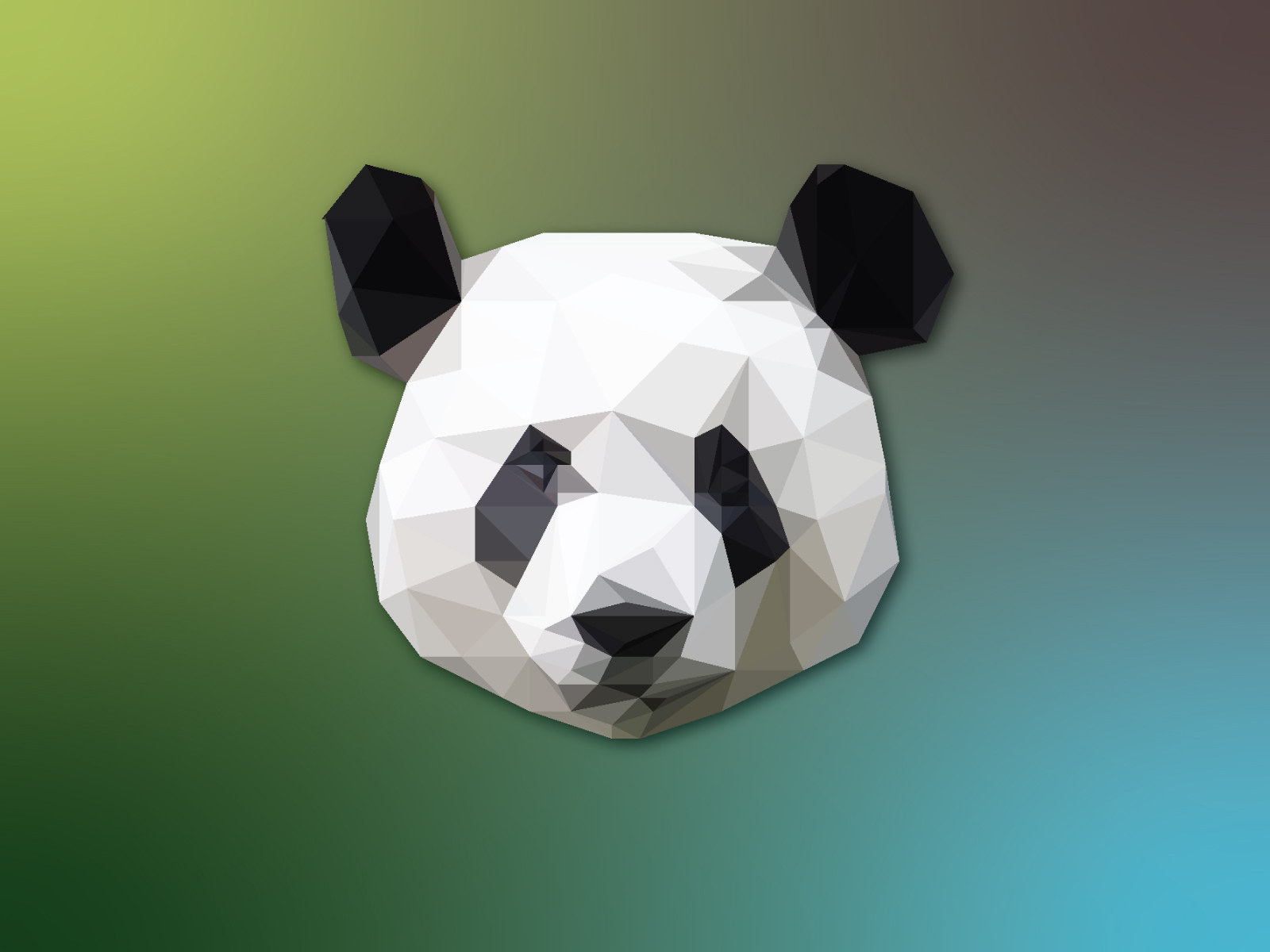 Low Poly Panda by Joanna Lam on Dribbble