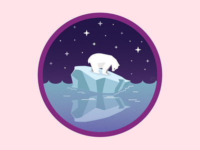 Ghost Bear adobe illustrator globalwarming ice illustration illustrator illustrator cc polarbear