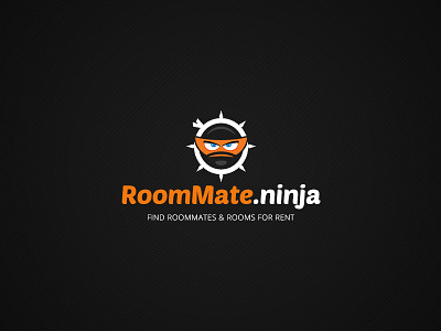 RoomMate.Ninja Logo crunchpress logo logo design roommate.ninja roommates