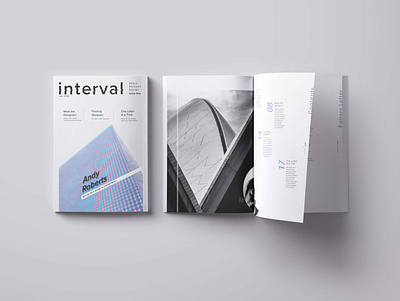Interval Magazine. A space for designers design typography