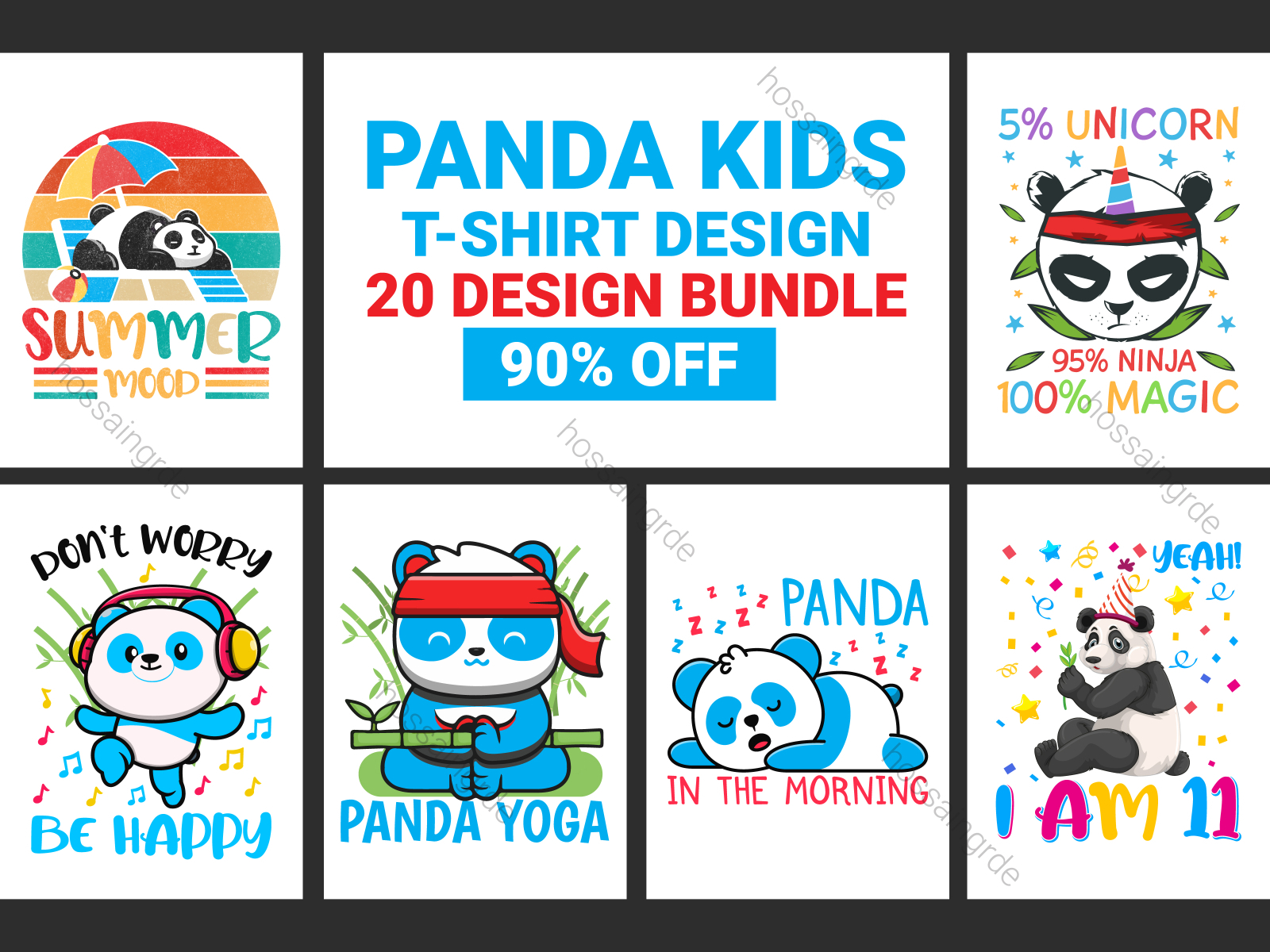 Download Panda Kids T Shirt Svg Design Bundle By Amzad Hossain On Dribbble