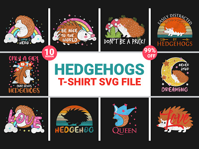 Hedgehog SVG Sublimation T-shirt Design t shirt shirt