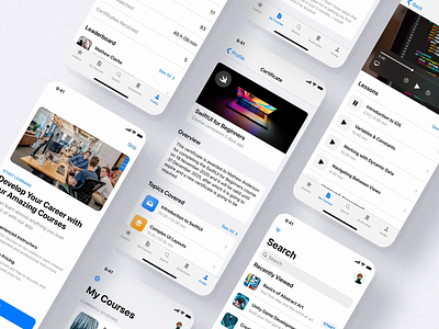 Swift Education: iOS 14 App Kit I design design for ios digital design ios ios app ios app design ios app development ios design mobile app design mobile application mobile ui product design ui ui for mobile ui for mobile app uiux