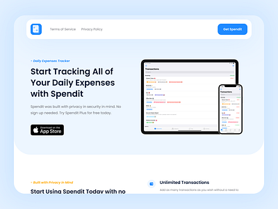 Spendit - Marketing Website