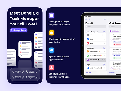 Doneit - App Store Screenshots