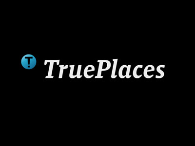 TruePlaces - Logo branding cd corporate design diplom identity logo