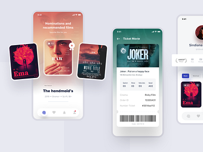 Movies App Ui Design app branding design graphic design illustration logo movie movies app typography ui uiux ux vector