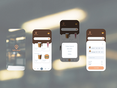 Cafe app UI design app app design cafe ui ui design uidesign uiux ux ux design uxdesign