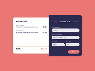 DAILY UI #02 // CHECKOUT checkout daily ui design ui web