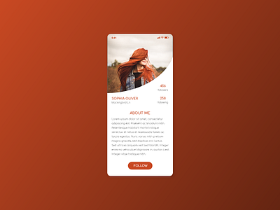 DAILY UI #06 // USER PROFILE