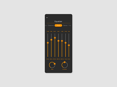 DAILY UI #07 // SETTINGS app daily ui design equalizer music settings ui