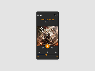 DAILY UI #09 // MUSIC PLAYER