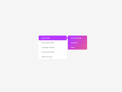 DAILY UI #27 // DROPDOWN daily ui design dropdown ui web