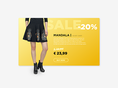 DAILY UI #36 // SPECIAL OFFER daily ui design offer skirt special offer ui web