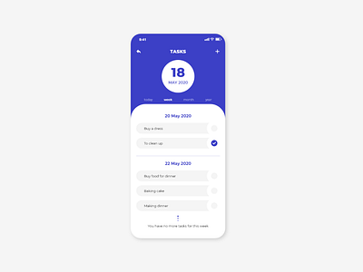 DAILY UI #42 TODO LIST