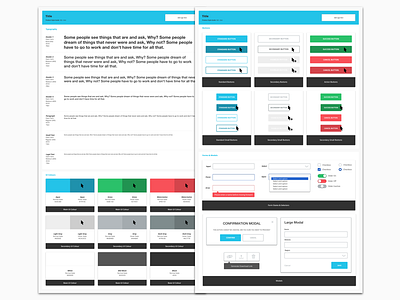 Style Guide Templates