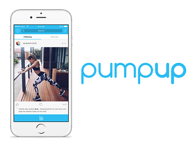 PumpUp concept work fitness ios