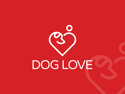 Dog Love Logo Design