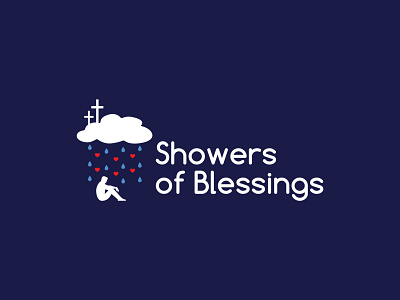 Showers of Blessings 2d logo branding business logo creative logo design flat logo illustration logo logo design minimal minimal logo minimalist logo