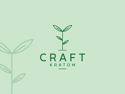 Craft Kratom Logo Design