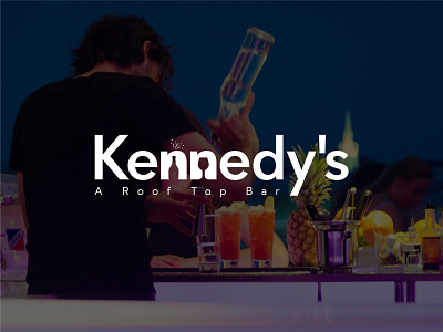 Kennedy's Logo Design branding business logo cigarloungelogodesign creative logo flat logo jazzloungelogo logo logo design minimal minimal logo minimalist logo negative space logo roof top bar logo design rooftop bar logo rooftop logo design rooftopbar rooftopbarlogo rooftopbarlogodesign simple logo