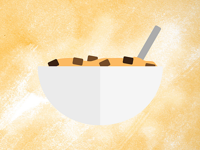 Cereals cereal chocolate flat flat design food illustration illustrator orange vector yellow