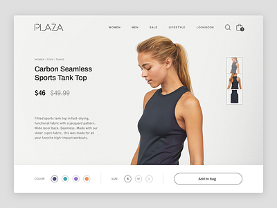 Shopping Experience Concept ecommerce shop ui