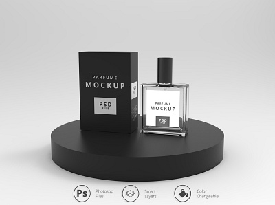 Perfume Packaging MockUp perfume