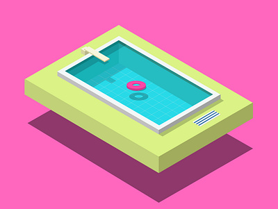 Isometric Pool illustration isometric isometric pool