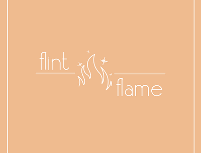 Flame Logo Flint and Flame dailylogo dailylogochallenge dailylogodesign illustrator logo