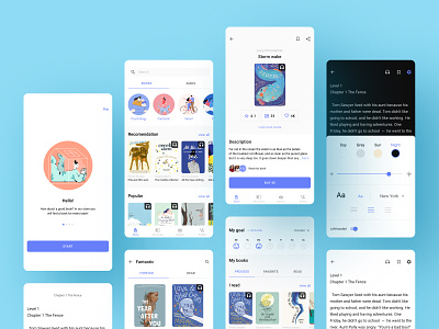 Bookstore (Android) android app android app design app design audio audio player audiobook audiobooks book books bookshop bookstore graphic illustraion material design material ui materialdesign mobile app uidesign uiux uxdesign