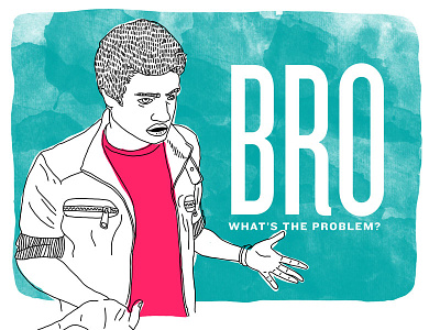 Are We Bros? illustration problem sketch