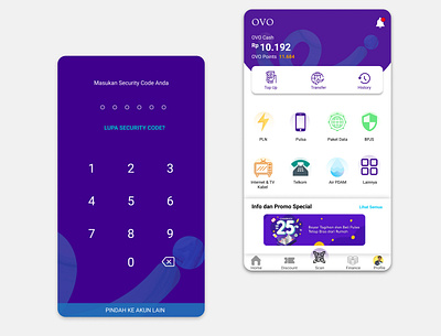 ovo payment app design ovo payment ui ux