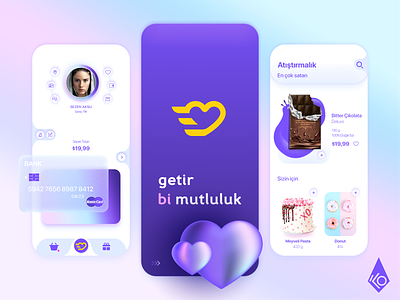 Getir Mobile Application Rebranding Concept application delivery app design food getir mobile app snack uiux