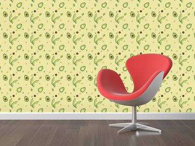 Wallpapers Avocado avocado green pattern pattern art pattern design texture wall wallpapers yellow