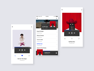 🎵Minimal music player app