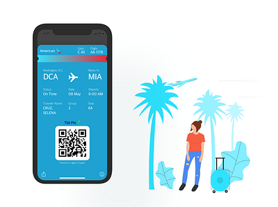 Boarding Pass app boarding pass boardingpass dailyui dailyuichallenge design flight flight app mobile mobile app ui uidesign uiux uiuxdesign ux uxdesign uxui uxuidesign wallet