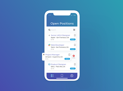Job Listing 050 app app design dailyui dailyuichallenge design job job board job listing jobs mobile mobile design ui uidesign uiux uiuxdesign ux uxdesign uxui uxuidesign