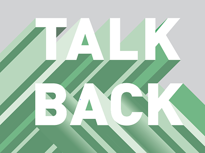 Talk Back charity design magazine newsletter non profit type