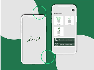 AppLeaf app branding design illustration ui