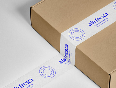 A la fresca art direction brand branding clean design graphic design minimal packaging packaging design spain typography