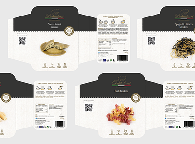 Delitalian art direction brand clean design food graphic design italia logo love minimal packaging pasta pizza typography