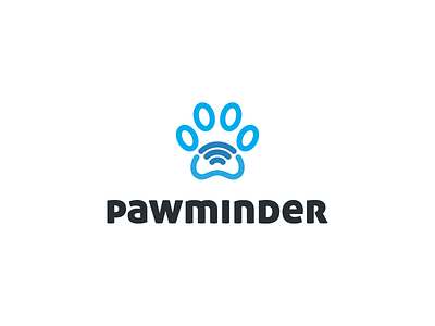 Pawminder logo design