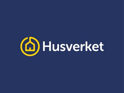 Husverket logo design