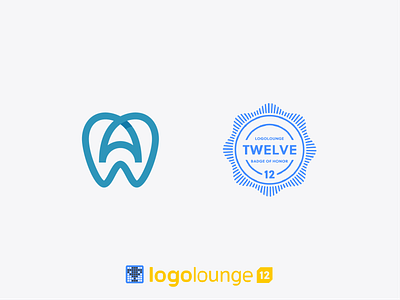 Logo Lounge book 12 brand identity branding dentist tooth logo logo lounge book logodesign logodesigner logolounge symbol