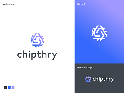 Chipthry logo abstract symbol app icon branding identity logo logodesign logodesigner mark saas logo design software software app icon symbol