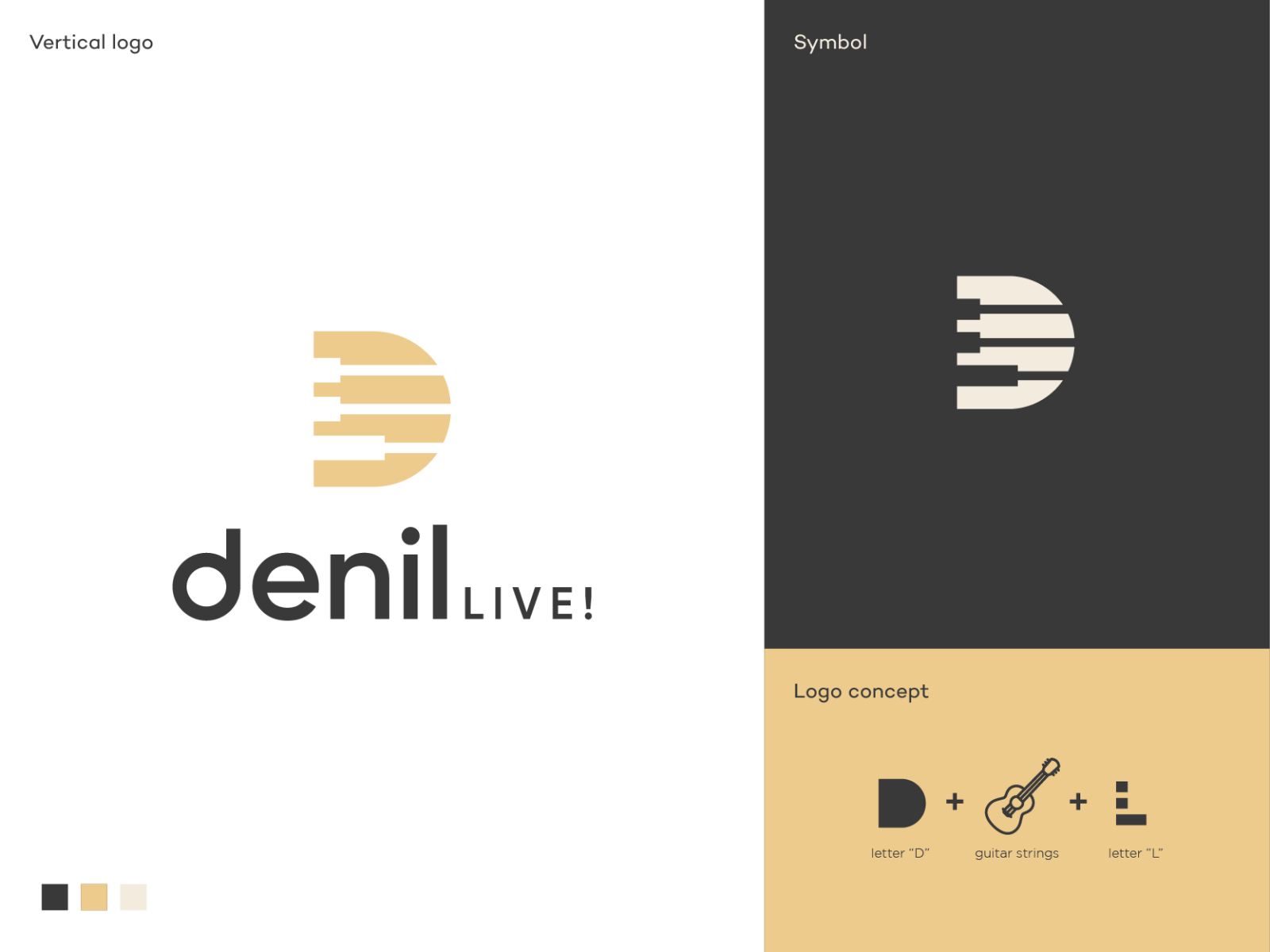 Denil Live Logo By Slavisa Dujkovic Logo On Dribbble