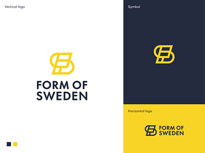 Form of Sweden logo proposal branding furniture identity logo logodesign logodesigner mark modern logo design nordic scandinavia simple clean minimal sweden symbol